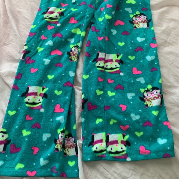 penguin fleece pajama pants - Picture 2 of 4
